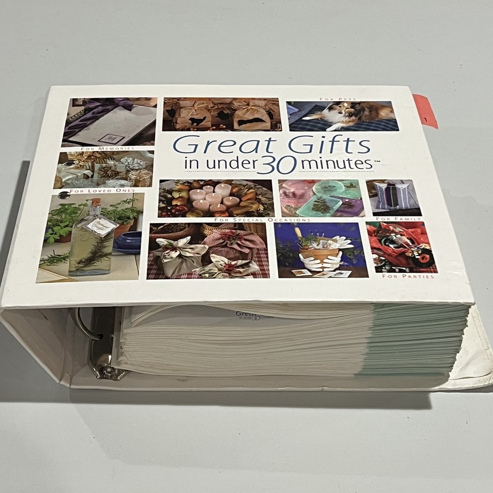 Great‎ Gifts in under 30 minutes Craft Ideas Book Binder DIY Handmade Presents
